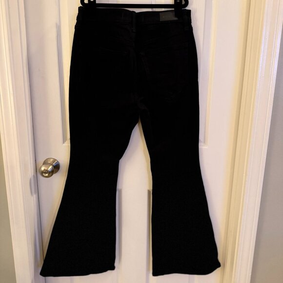 Hollister Black Flare Jeans Denim High Rise 12S / 12 Short / 31S - Picture 4 of 7